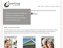 Tablet Screenshot of green-group.net